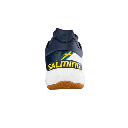 Salming Recoil Ultra Mid White Navy Unisex Pickleball Shoe